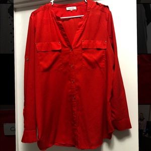 Calvin Klein Red Shirt